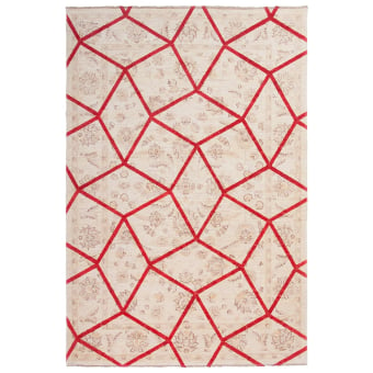 Double Layer red Rug