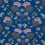 Fontainebleau Fabric Verel de Belval Bleu 98041/008