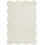 Organic Scallop Rug Layered Bone White SCALBW160230