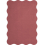 Organic Scallop Rug Layered Rosewood Red SCALRO250350