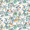 Tissu Salento Osborne and Little Petrole/Teal F8024-03