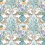 Tissu Sundara Osborne and Little Aqua/Violet F8027-02