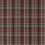 Tissu Lindisfarne Plaid Mulberry Charcoal/Red FD838.A44