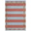 Bamboo Stripe Rug Layered Blue Rust ACSTBR180270