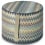 Puf cylinodrique Masuleh Missoni Home Bleu 1M4LV00012/170