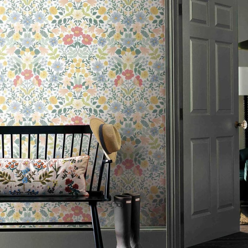 Bramble Garden adhesive wallpaper - Rifle Paper Co.